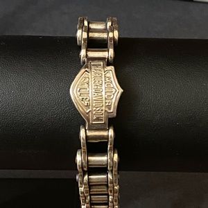 Sterling silver 925 bracelet with Motorcycle Harley-Davidson